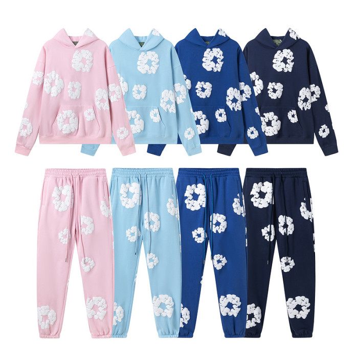 Denim Te*rs Hoodie&Pants