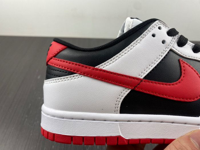 nike dunk low "white/black/red" fd9762-061