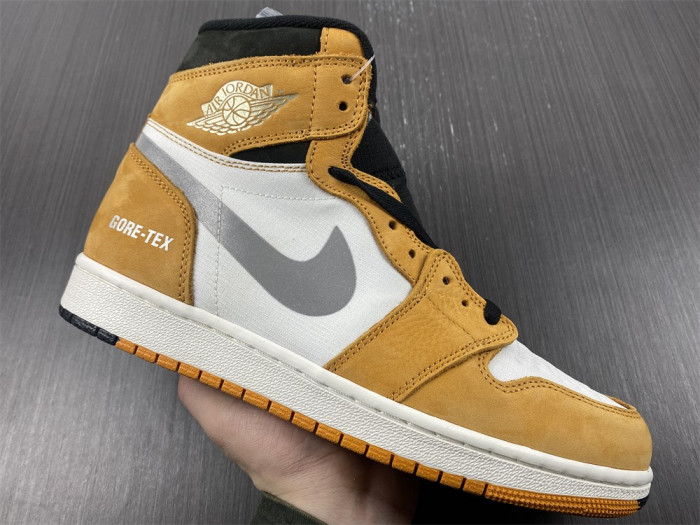 air jordan 1 high element gore-tex light curry db2889-700