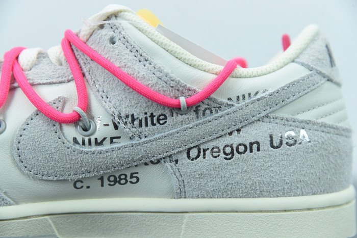 ow x dunk low 