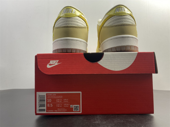 nike dunk low lemon drop dj6902-700