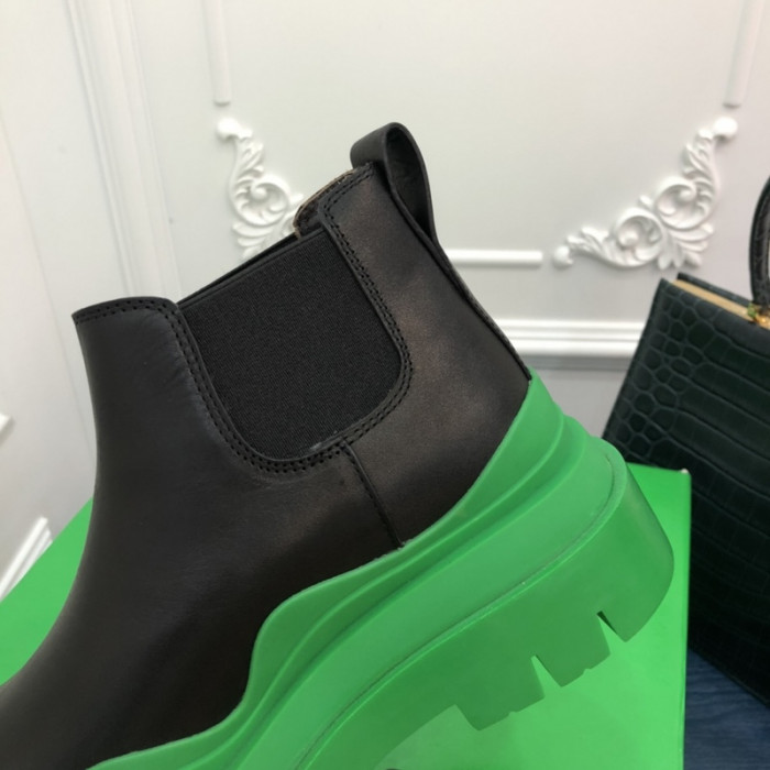 Botteg*Venta Tire Leather Ankle boots