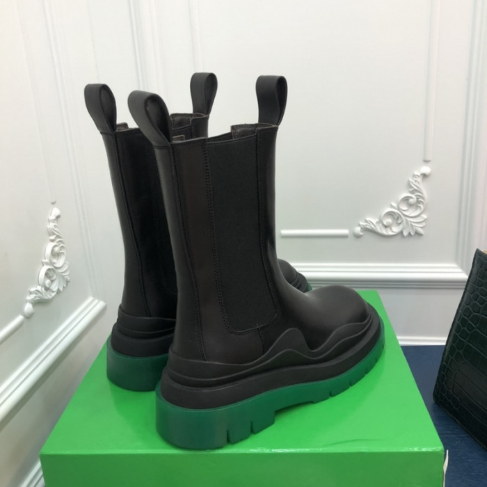Botteg*Venta Tire Leather Ankle boots