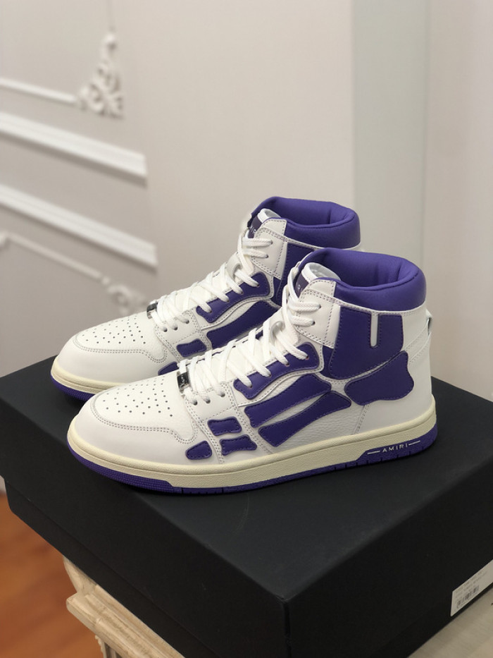 amiri* skel leather sneakers
