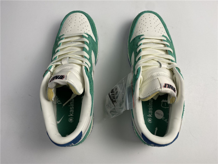 nike dunk low kasina neptune green - cz6501-101