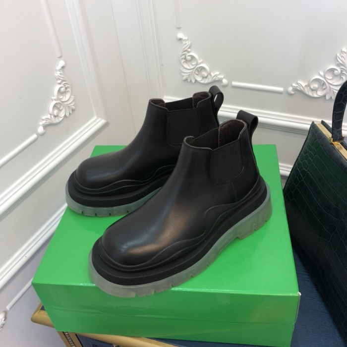 Botteg*Venta Tire Leather Ankle boots