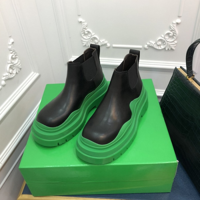 Botteg*Venta Tire Leather Ankle boots