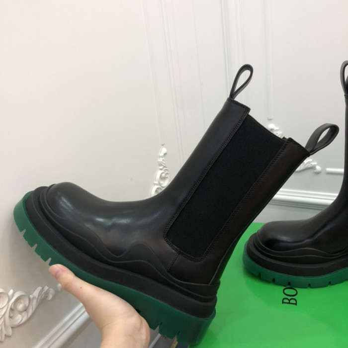 Botteg*Venta Tire Leather Ankle boots
