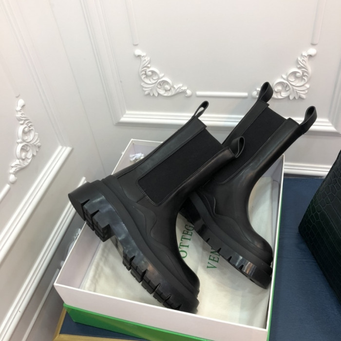 Botteg*Venta Tire Leather Ankle boots