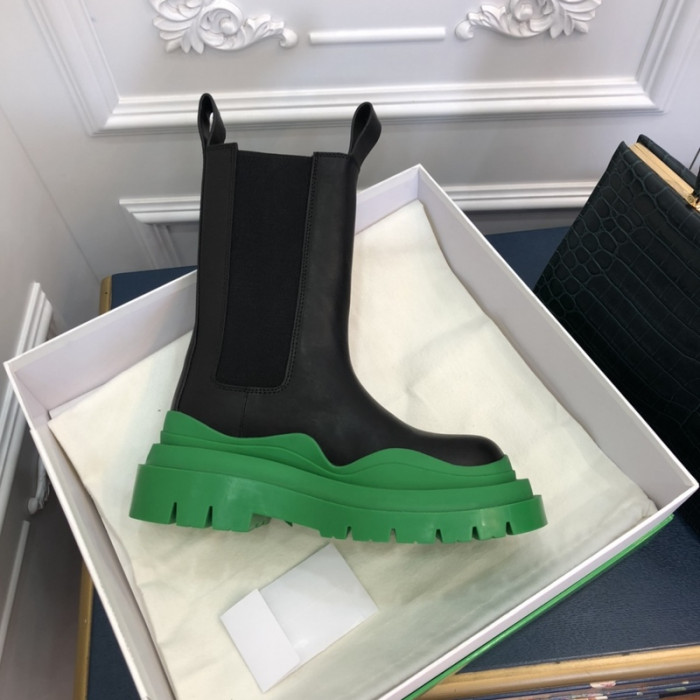 Botteg*Venta Tire Leather Ankle boots
