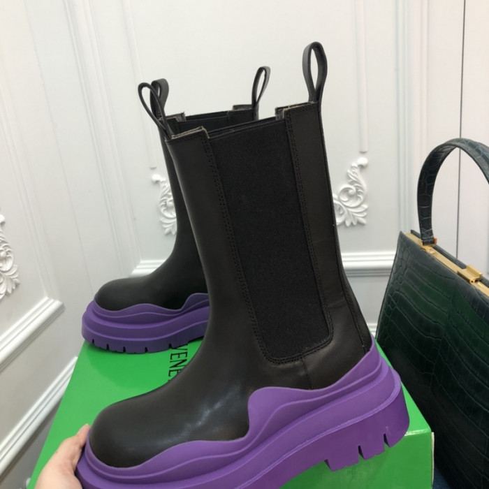 Botteg*Venta Tire Leather Ankle boots