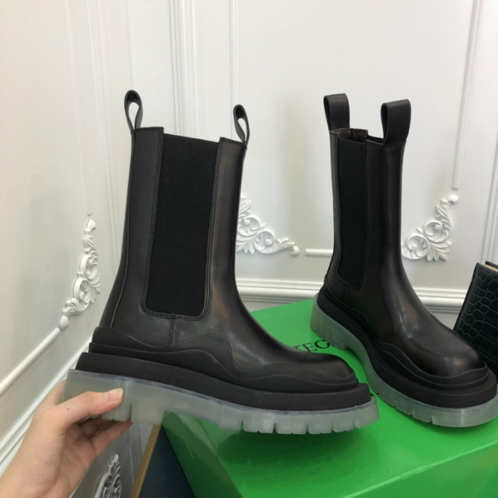 Botteg*Venta Tire Leather Ankle boots