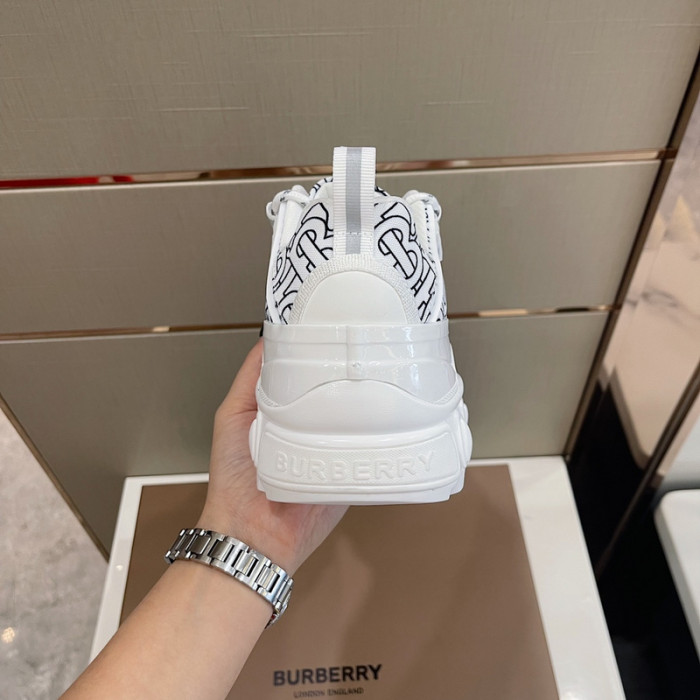 Bur*berry Check Cotton Arthur Sneakers
