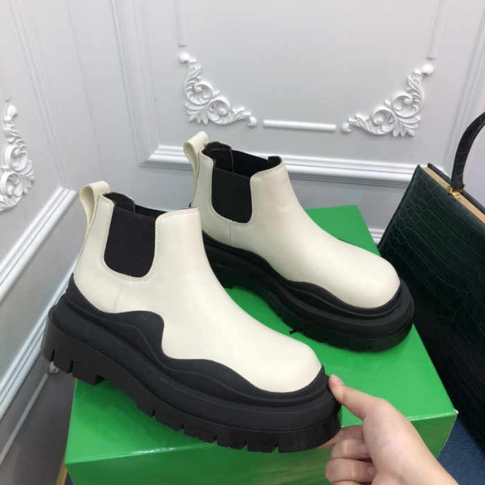 Botteg*Venta Tire Leather Ankle boots