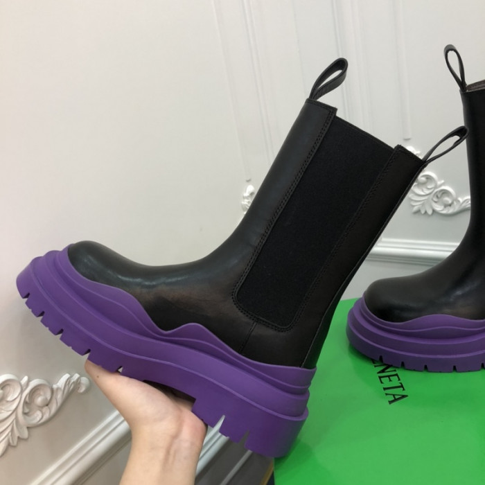 Botteg*Venta Tire Leather Ankle boots