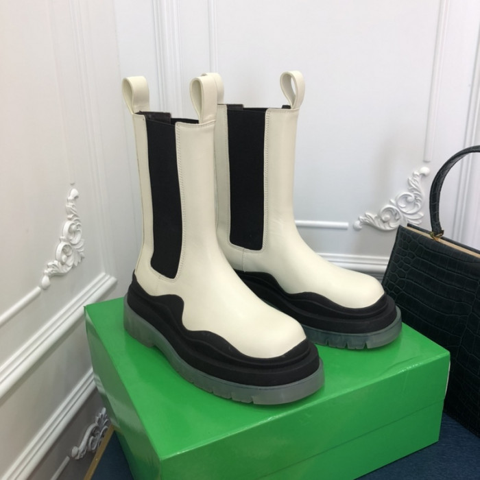 Botteg*Venta Tire Leather Ankle boots