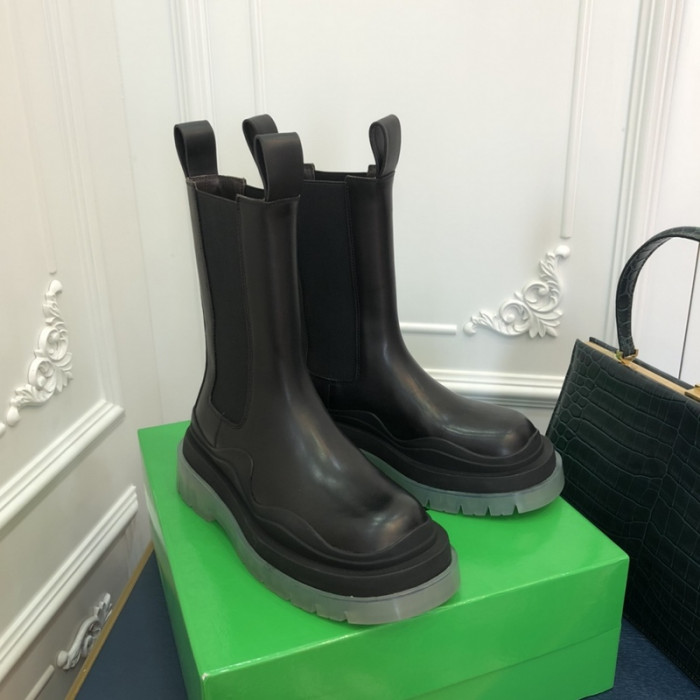Botteg*Venta Tire Leather Ankle boots