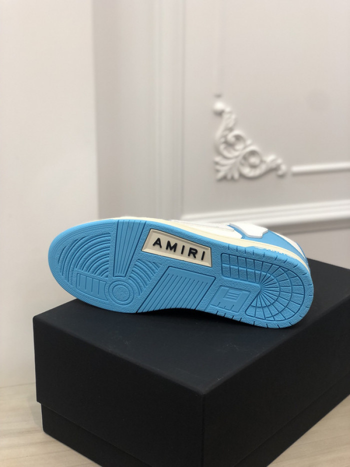 amiri* skel leather sneakers