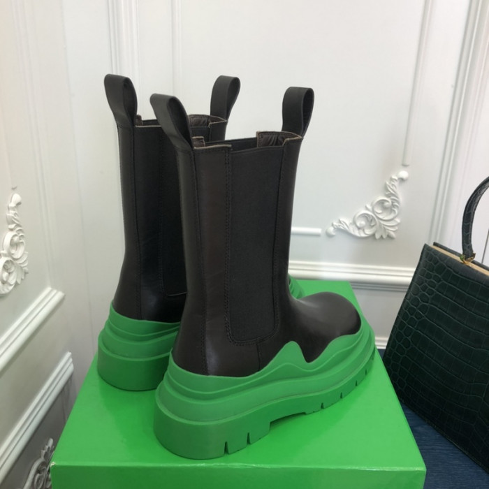 Botteg*Venta Tire Leather Ankle boots