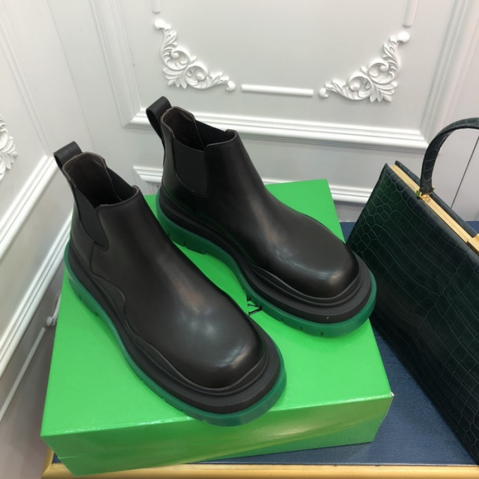 Botteg*Venta Tire Leather Ankle boots