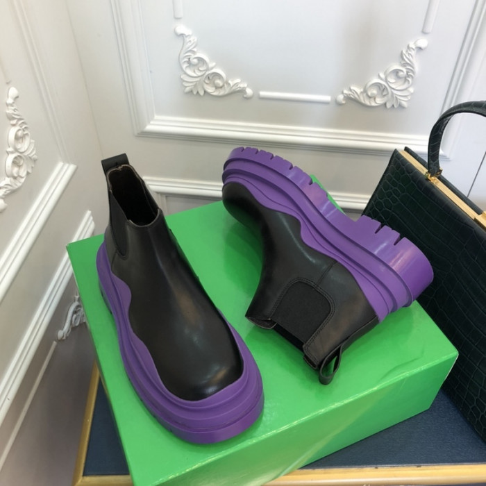 Botteg*Venta Tire Leather Ankle boots