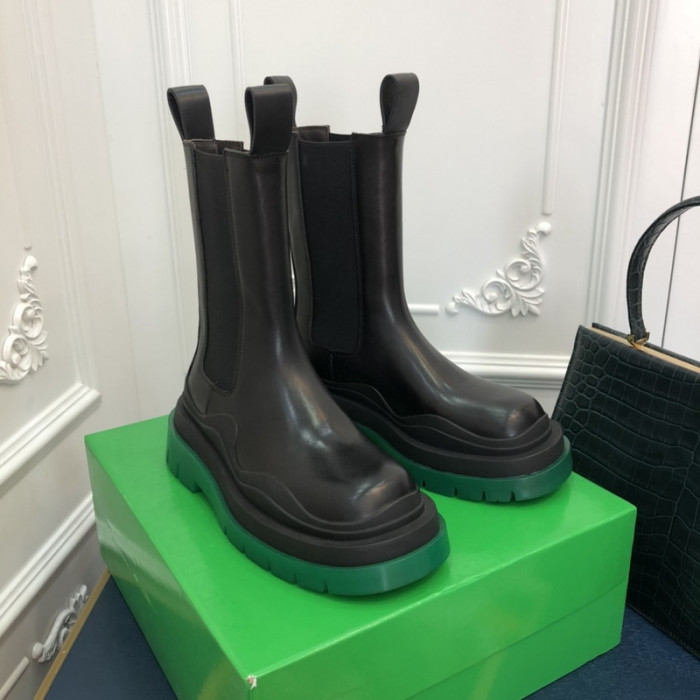 Botteg*Venta Tire Leather Ankle boots
