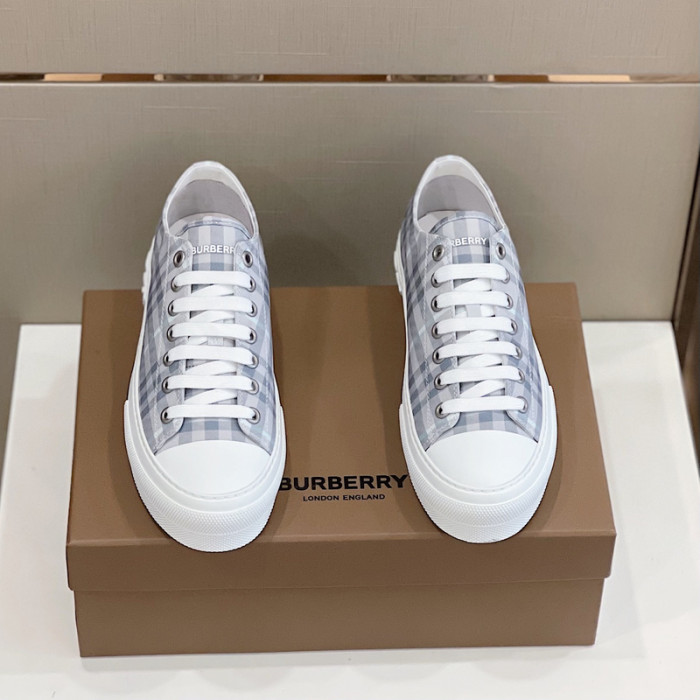 B**rry vintage check cotton sneakers
