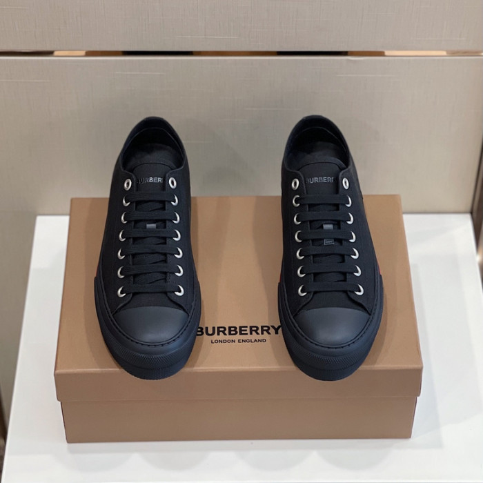 Bur*berry Vintage Check Cotton Sneakers