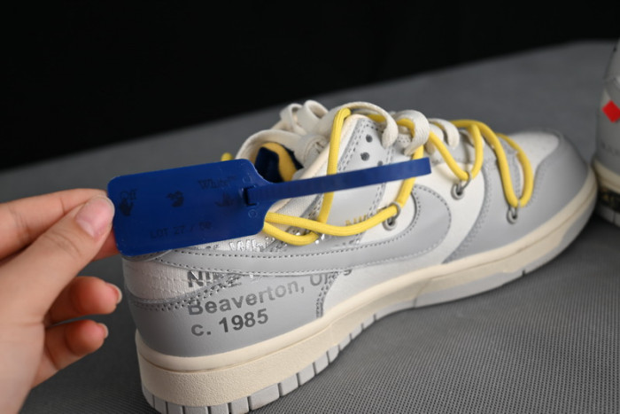 ow x dunk low 